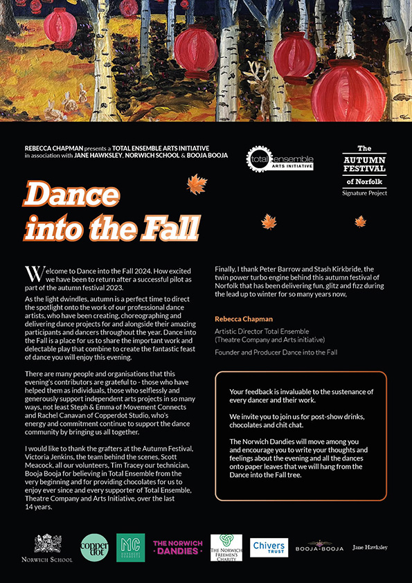 Dance into the fall Programme