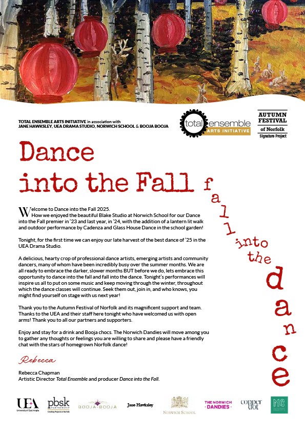 Dance into the fall Programme